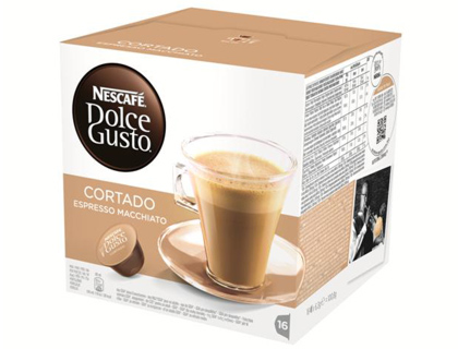 Café Dolce Gusto cortado. Caja de 16 monodosis